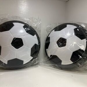 Hover Black and White Soccer Balls
